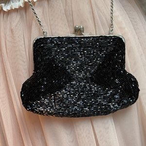 Vintage La Regale caviar beaded luxury purse